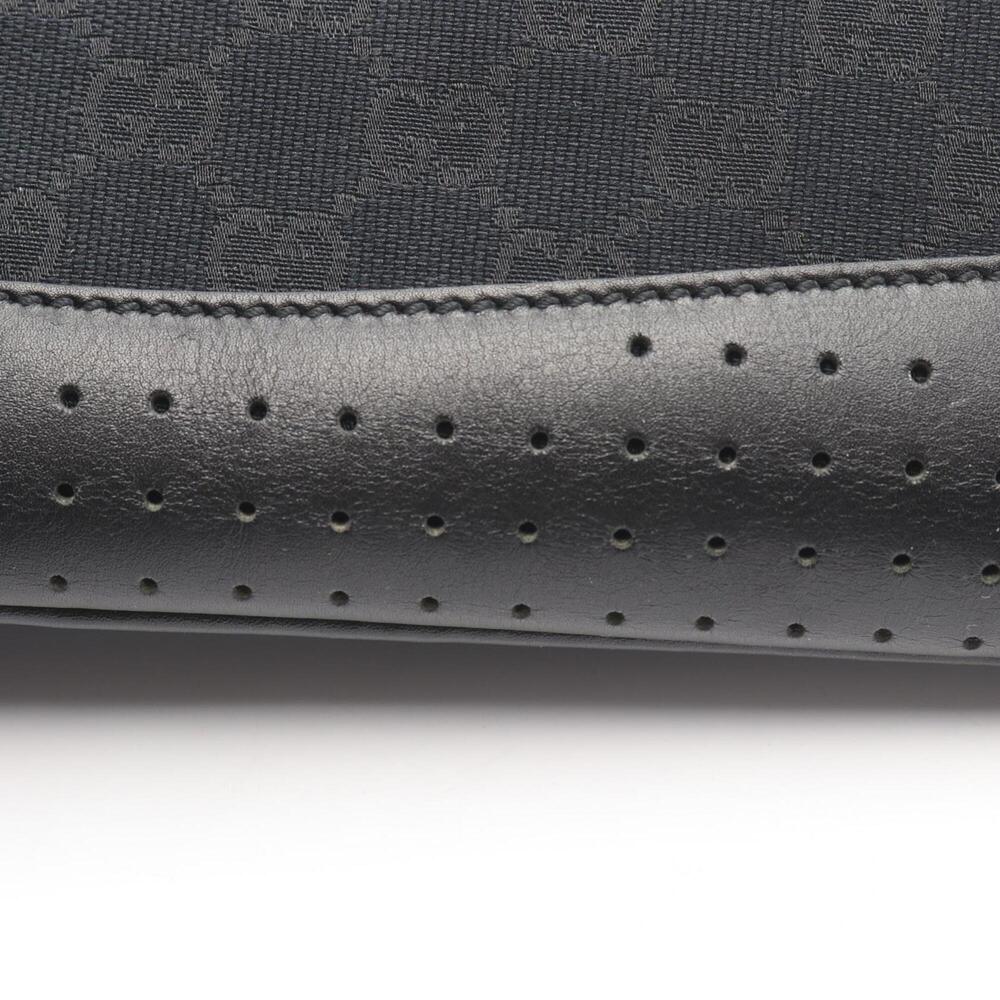GUCCI Black Leather Shoulder Bag - Picture 5 of 8